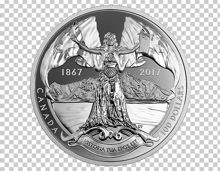 Coin 150th Anniversary Of Canada Silver La Confédération Canadienne Canadian Confederation PNG, Clipart, 150th Anniversary Of Canada, Black And White, Canada, Canadian Confederation, Coin Free PNG Download