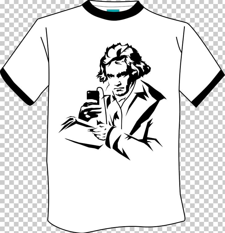 Long-sleeved T-shirt Shoe PNG, Clipart, Animal, Art, Beethoven, Black, Black And White Free PNG Download