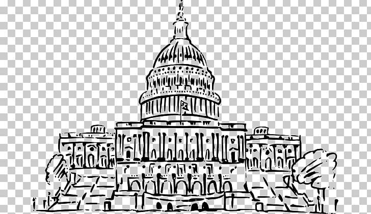 United States Capitol United States Congress PNG, Clipart, Artwork, Black And White, District Of Columbia, Facade, History Free PNG Download