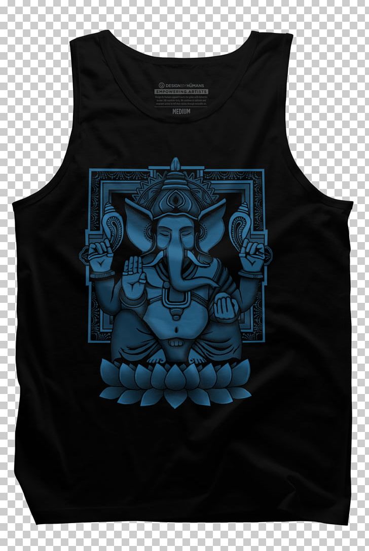 Long-sleeved T-shirt Ganesha Hoodie PNG, Clipart, Black, Blouse, Clothing, Crew Neck, Ganesh Free PNG Download