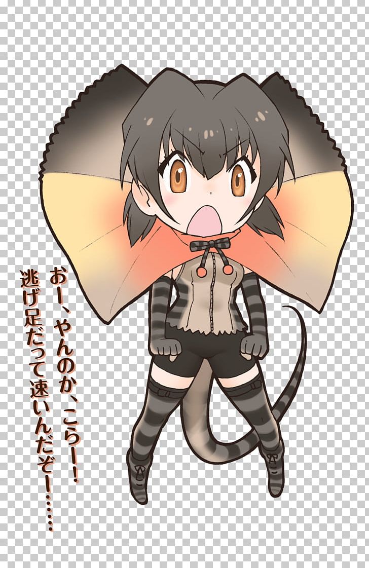 Kemono Friends Frilled-neck Lizard Reptile Tasmanian Devil PNG, Clipart, Anime, Cartoon, Chital, Ear, Fictional Character Free PNG Download