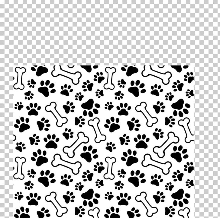 Paw Canidae Dalmatian Dog Puppy Footprint PNG, Clipart, Animals, Area, Black, Black And White, Bone Free PNG Download