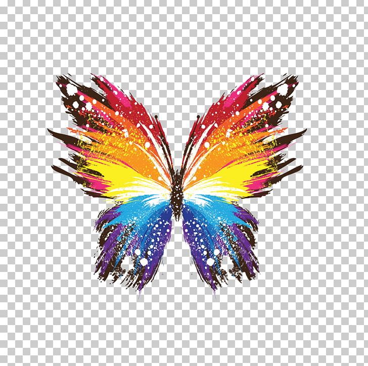 Butterfly IPhone X Painting Art PNG, Clipart, Abstract Art, Bright, Butterfly, Canvas, Color Free PNG Download
