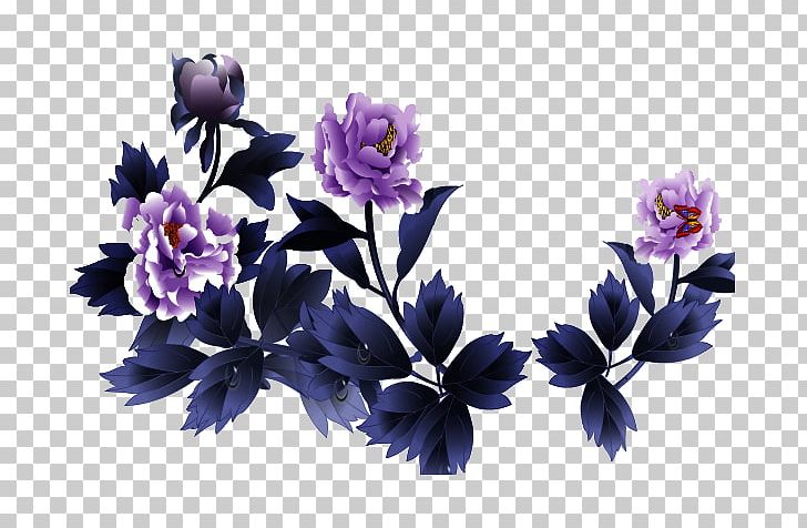 Moutan Peony Blue Flower PNG, Clipart, Artificial Flower, Atmosphere, Blue, Cut Flowers, Floral Design Free PNG Download
