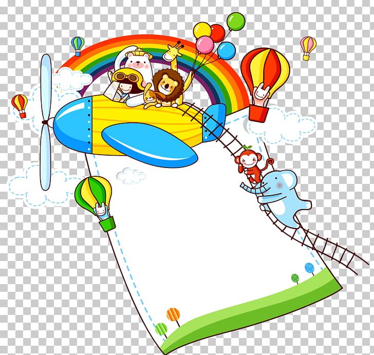 Airplane Cartoon Poster Illustration Png, Clipart, Air, Balloon 