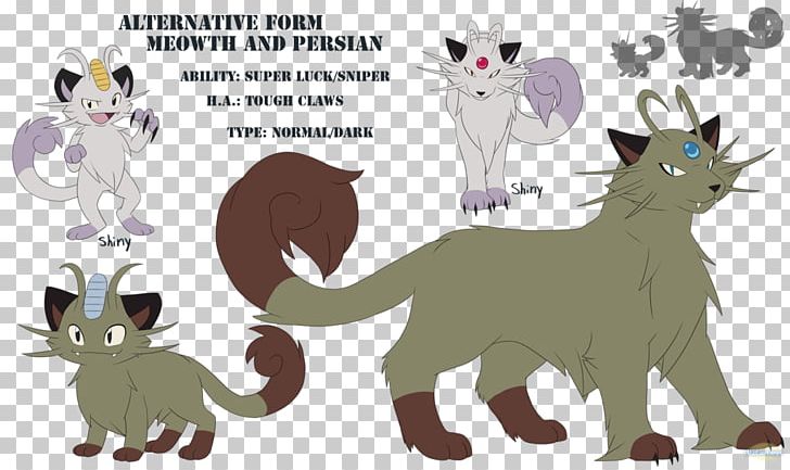 Whiskers Kitten Persian Pokémon Sun And Moon Meowth PNG, Clipart, Animals, Art, Big Cats, Carnivoran, Cartoon Free PNG Download