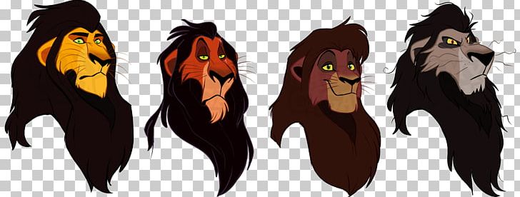 lion king scar drawings