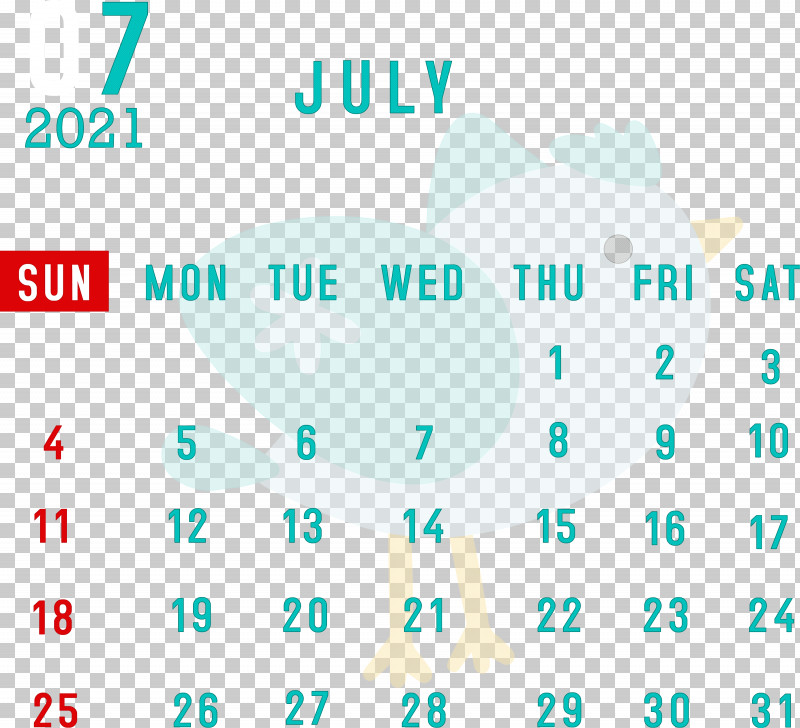 July 2021 Calendar July Calendar 2021 Calendar PNG, Clipart, 2021 Calendar, Aqua M, Calendar System, Diagram, July Calendar Free PNG Download