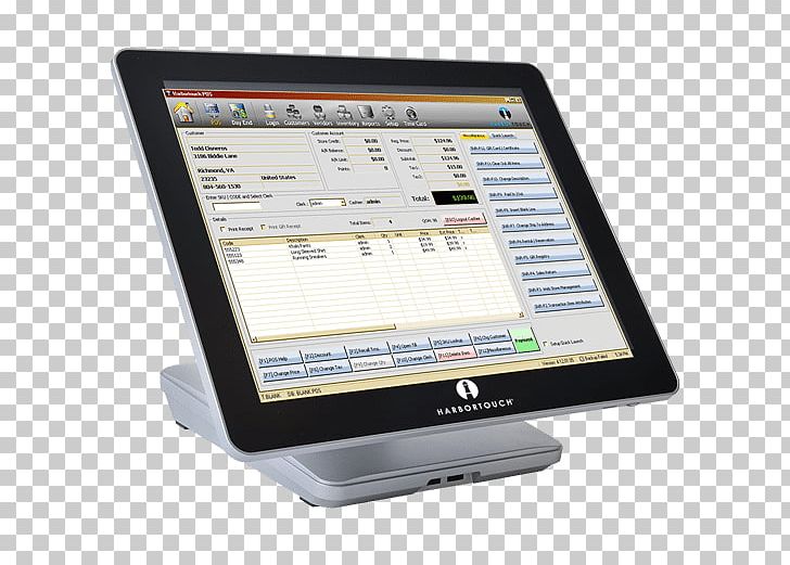 Computer Software Harbortouch Point Of Sale Retail POS Solutions PNG, Clipart, Business, Computer Hardware, Computer Monitor, Computer Monitor Accessory, Computer Software Free PNG Download