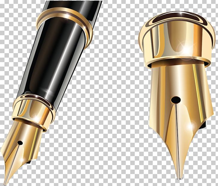 Nib Fountain Pen Paper Quill PNG, Clipart, Brass, Drawing, Fountain, Fountain Pen, Line Art Free PNG Download