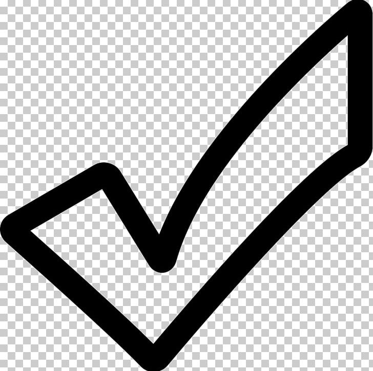 Computer Icons Encapsulated PostScript Symbol PNG, Clipart, Angle, Area, Black, Black And White, Check Mark Free PNG Download