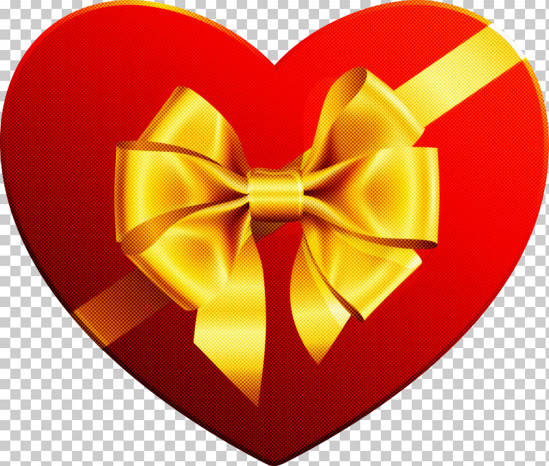 Heart Yellow Red Ribbon Love PNG, Clipart, Heart, Love, Red, Ribbon, Symbol Free PNG Download