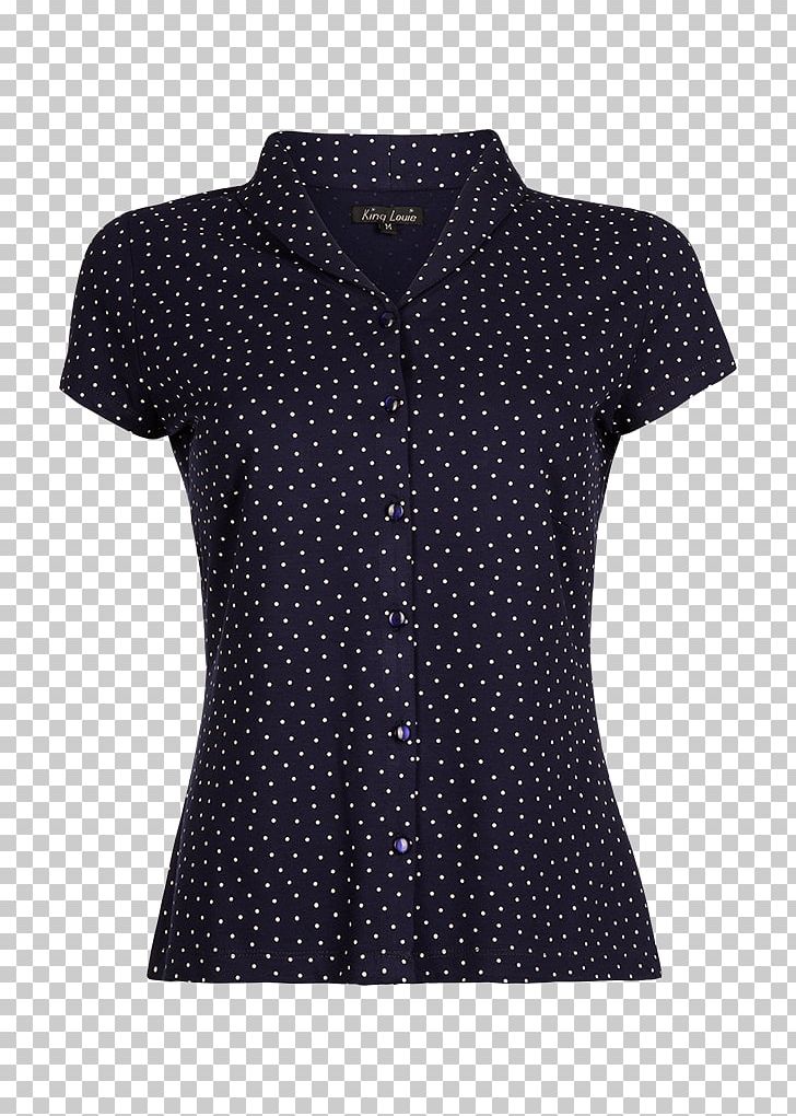 Blouse Polka Dot Neck Collar Sleeve PNG, Clipart, Barnes Noble, Blouse, Button, Clothing, Collar Free PNG Download
