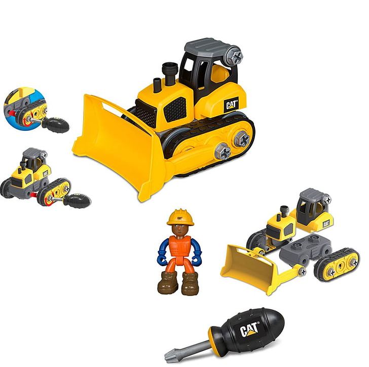 Caterpillar Inc. Bulldozer Heavy Machinery Toy PNG, Clipart, Architectural Engineering, Bulldozer, Caterpillar Inc, Construction Set, Dump Truck Free PNG Download