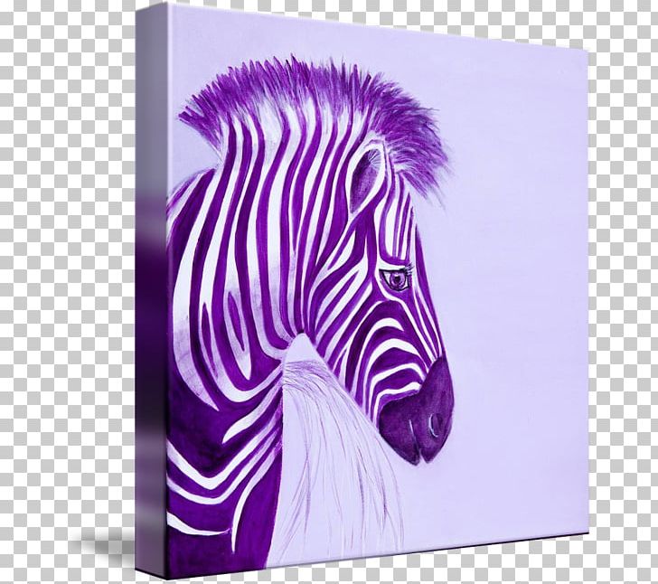 Quagga Gallery Wrap Purple Painting Canvas PNG, Clipart, Art, Artist, Canvas, Color, Gallery Wrap Free PNG Download