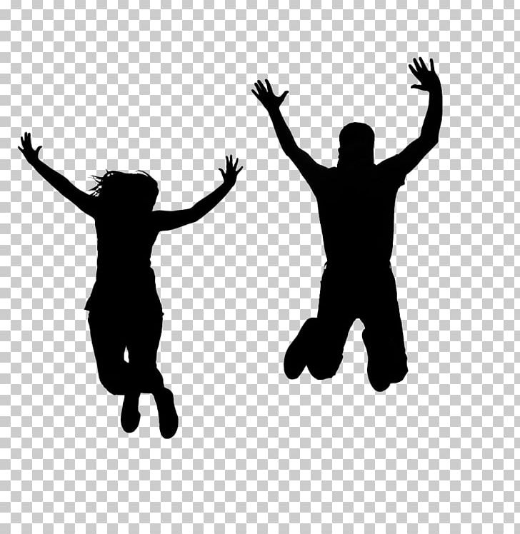 Silhouette Person Jumping PNG, Clipart, Animals, Arm, Black And White, Clip Art, Drawing Free PNG Download