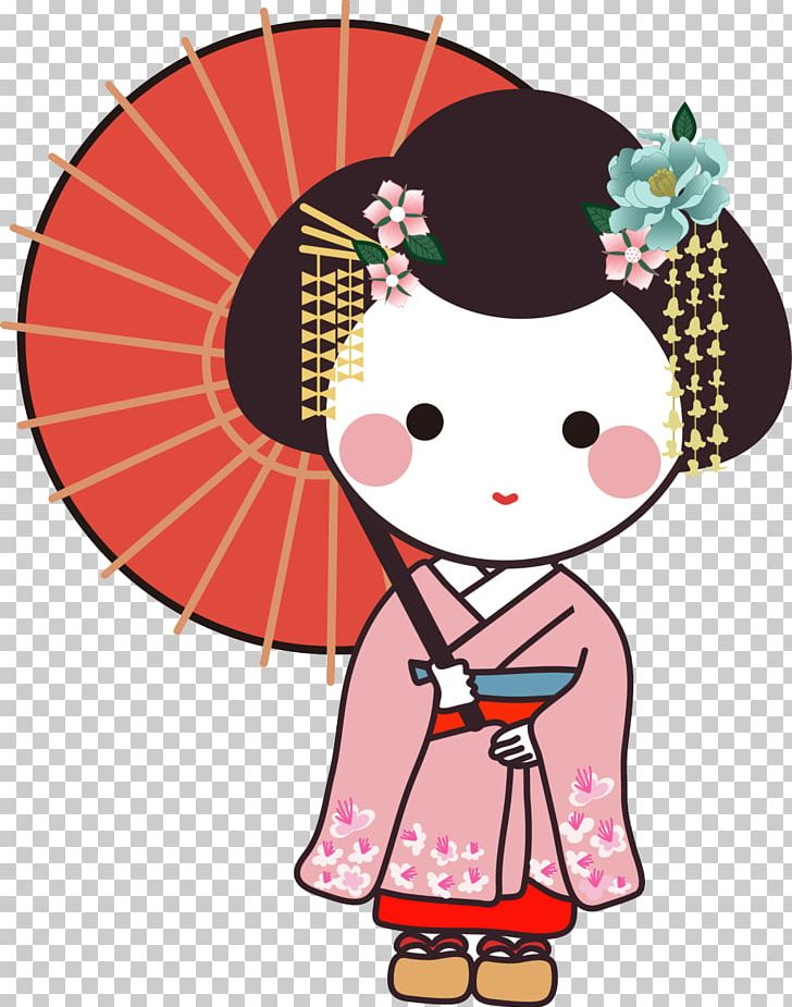 Japan Geisha Cartoon Make-up PNG, Clipart, Anime Girl, Art, Baby Girl, Cartoon, Child Free PNG Download