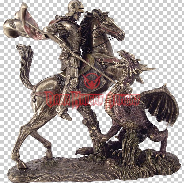 Statue Of Saint George PNG, Clipart, Bronze Sculpture, Chinese Dragon, Dragon, Fantasy, Figurine Free PNG Download