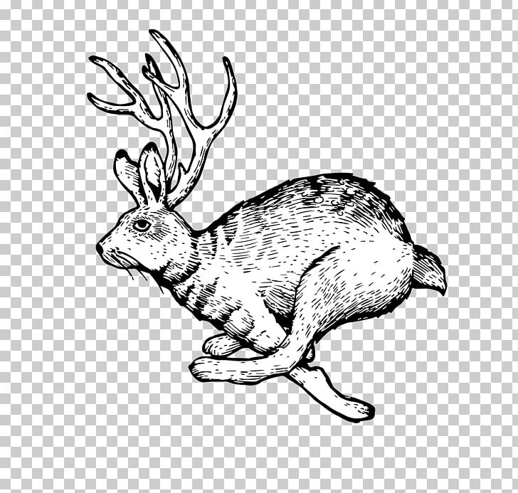 Domestic Rabbit Family Hare Reindeer Child PNG, Clipart, Animal Figure, Antler, Artwork, Black And White, Child Free PNG Download