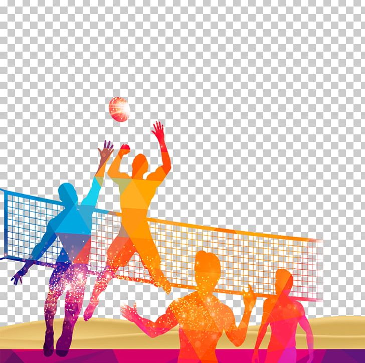 Volleyball Sport Poster PNG, Clipart, Beach, Beach Volleyball, Computer Wallpaper, Jersey, Material Free PNG Download