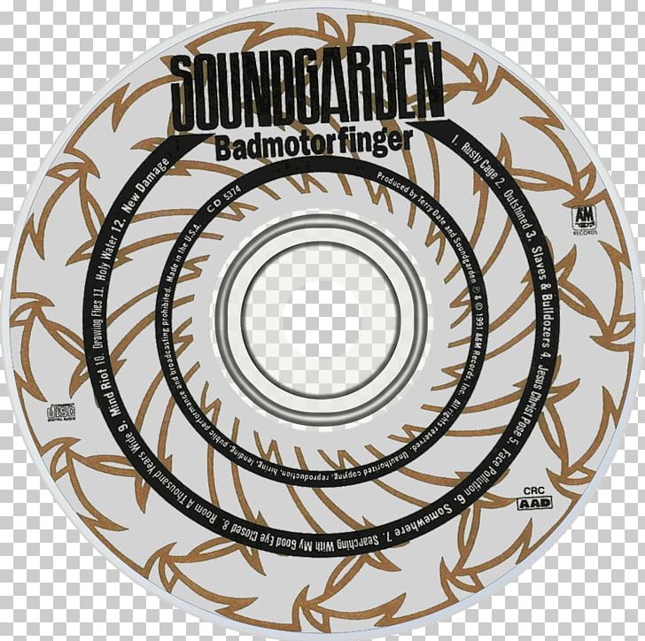 Badmotorfinger Soundgarden Louder Than Love Compact Disc Phonograph Record PNG, Clipart, Album, Album Cover, Ben Shepherd, Car, Circle Free PNG Download