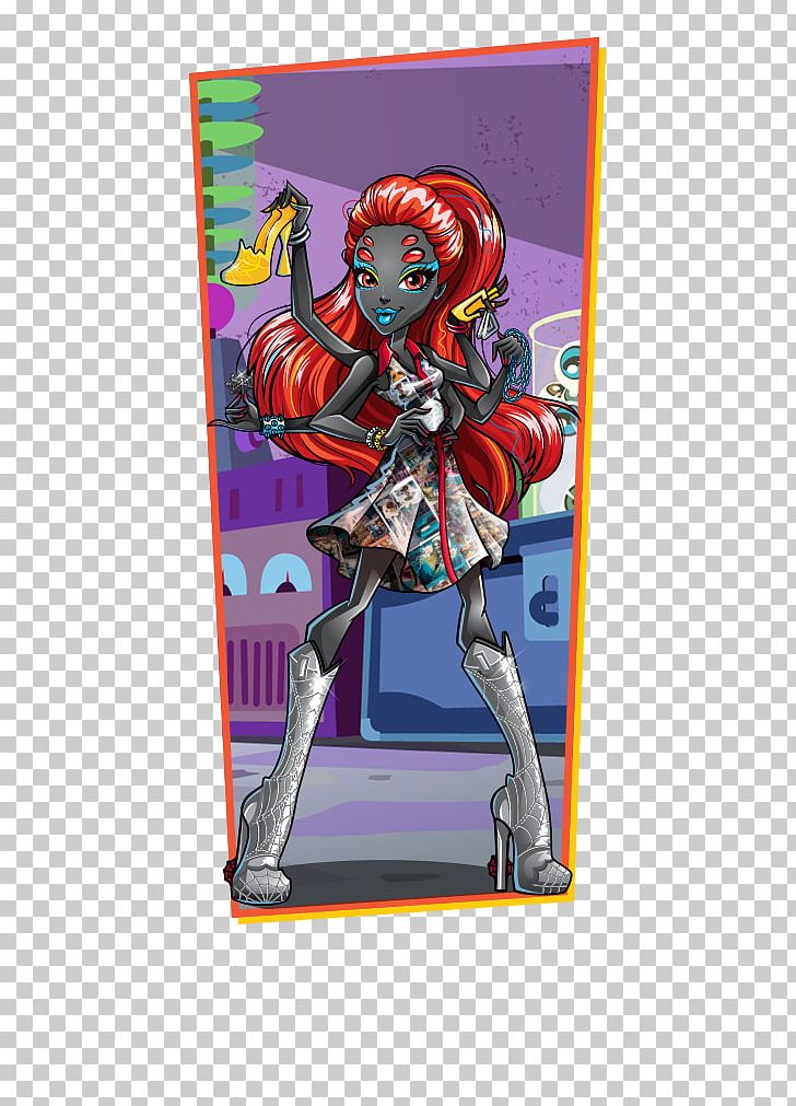 Monster High Wydowna Spider Art Plastic PNG, Clipart, Action Figure, Action Toy Figures, Anime, Art, Cartoon Free PNG Download