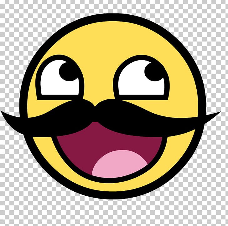 Smiley Emoticon Face Moustache PNG, Clipart, Awesom, Desktop Wallpaper, Emoticon, Face, Facial Expression Free PNG Download