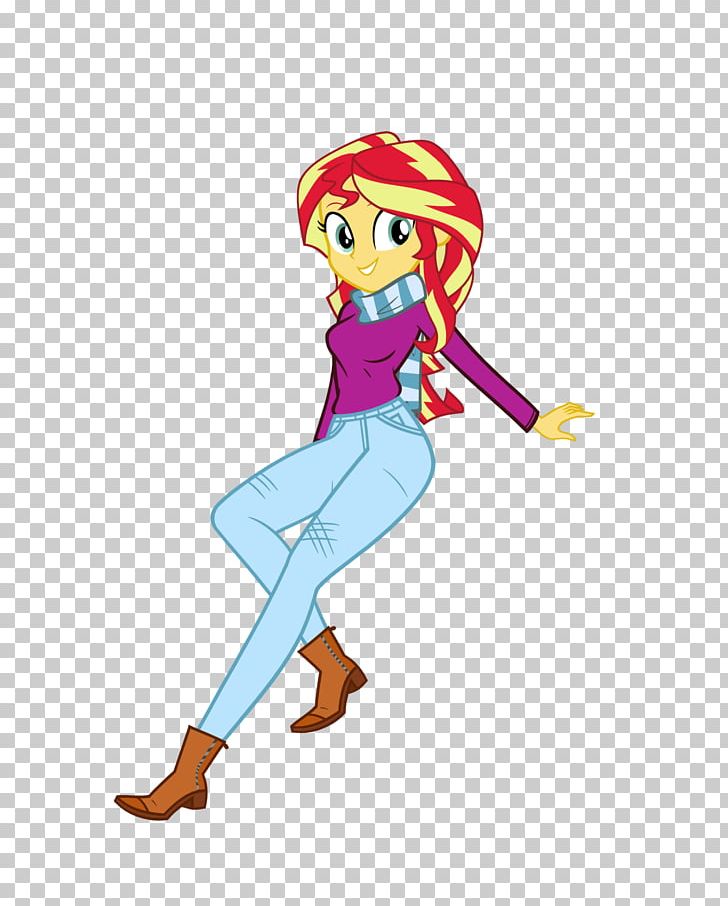 Sunset Shimmer Female YouTube PNG, Clipart, Area, Arm, Art, Cartoon, Clothing Free PNG Download