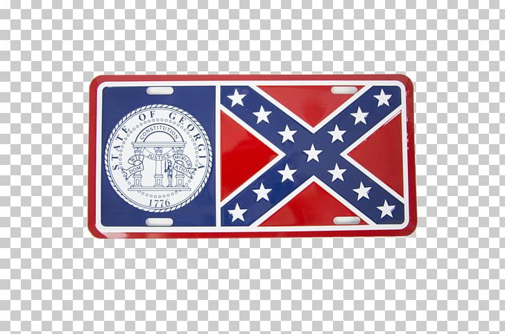 Georgia Vehicle License Plates Car Confederate States Of America Modern Display Of The Confederate Flag PNG, Clipart,  Free PNG Download