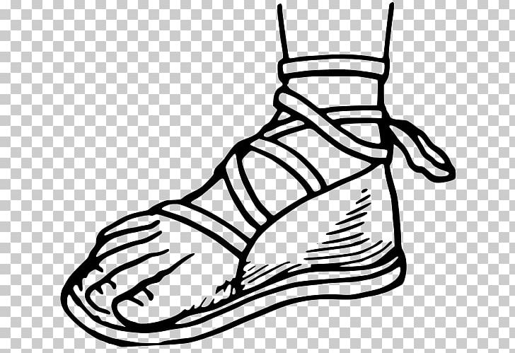 Sandal Drawing Sneakers PNG, Clipart, Area, Artwork, Black, Black And White, Boot Free PNG Download