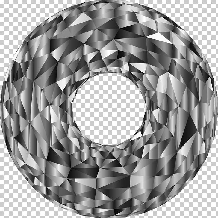 Torus Circle Three-dimensional Space Rotation PNG, Clipart, 3d Computer Graphics, Black And White, Circle, Computer Icons, Crystal Free PNG Download