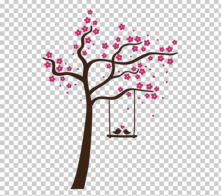 Wall Decal Tree PNG, Clipart, Art, Blossom, Branch, Cartoon, Cherry Blossom Free PNG Download