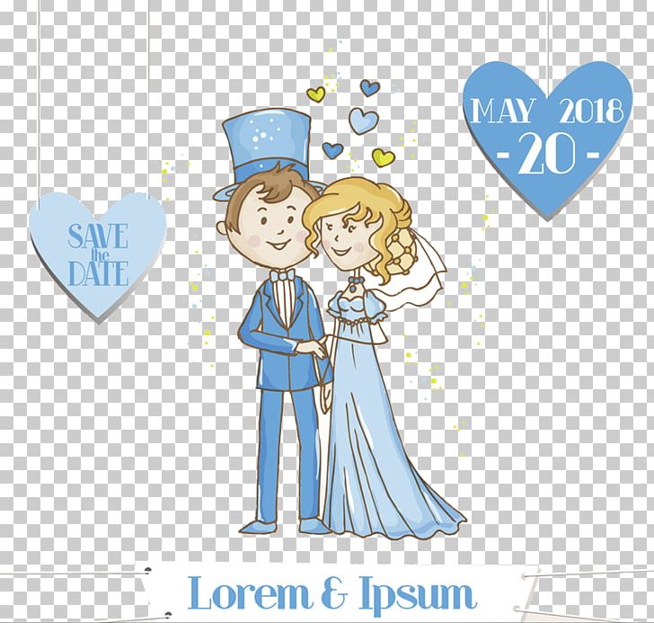 Wedding Invitation Bridegroom PNG, Clipart, Blue, Bride, Fictional Character, Friendship, Happy Birthday Vector Images Free PNG Download