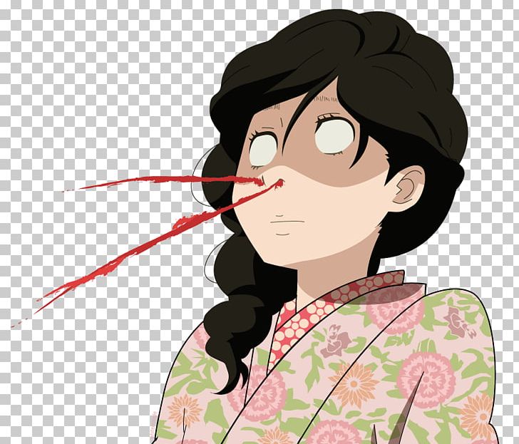 Why did sawatari get a nosebleed in the latest episode? Did Makima use her  long range no scope or is this something to do with her overusing her devil  contract ? :