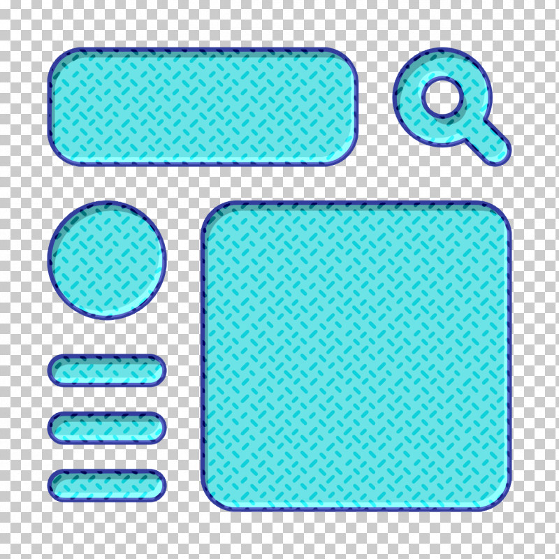 Ui Icon Wireframe Icon PNG, Clipart, Area, Line, Meter, Point, Turquoise Free PNG Download