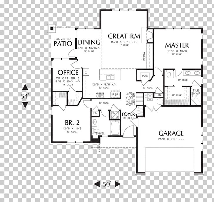 House Plan Small Home Plans Floor Plan Garage PNG, Clipart, Angle, Area, Bedroom, Black And White, Cottage Free PNG Download