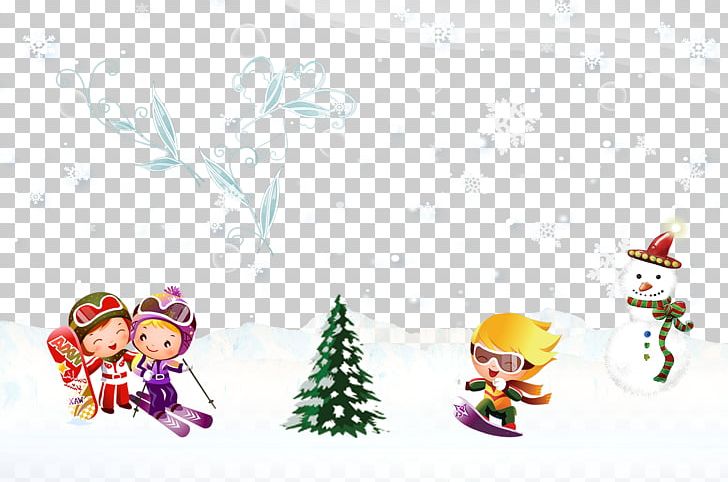 Skiing Winter Snow PNG, Clipart, Cartoon, Character, Child, Christmas, Christmas Ornament Free PNG Download
