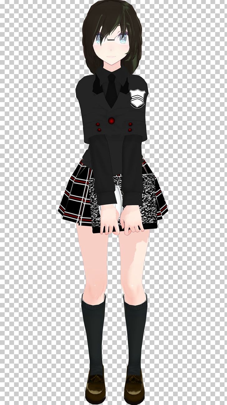 Clothing Persona 5 School Uniform Dress PNG, Clipart, Anime, Black, Black Hair, Clothing, Collectable Free PNG Download