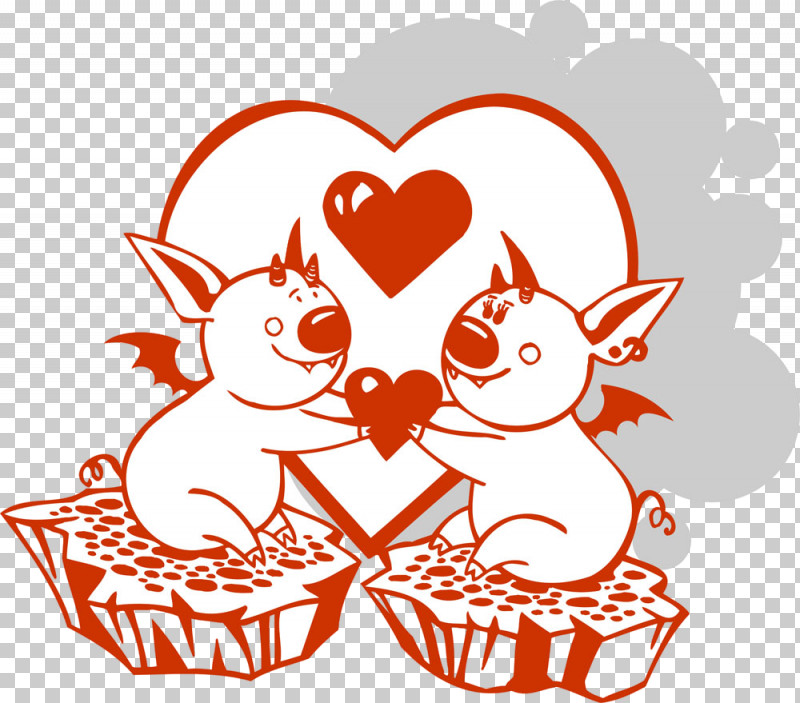 Red Love Heart Cartoon Sticker PNG, Clipart, Cartoon, Heart, Line Art, Love, Red Free PNG Download