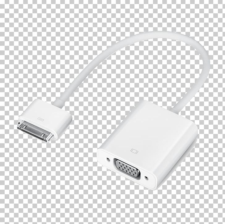 IPhone 4S IPad 2 IPad 3 IPod Touch VGA Connector PNG, Clipart, Adapter, Apple, Cable, Computer Monitors, Connector Free PNG Download