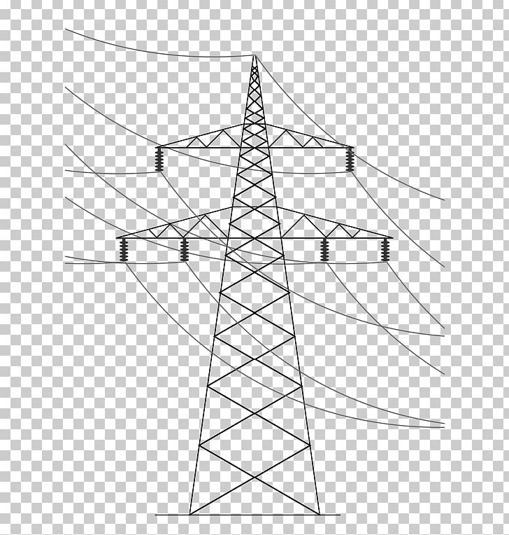 Drawing Electricity Transmission Tower Overhead Power Line Electric Power Transmission PNG, Clipart, Angle, Area, Art, Artwork, Black And White Free PNG Download