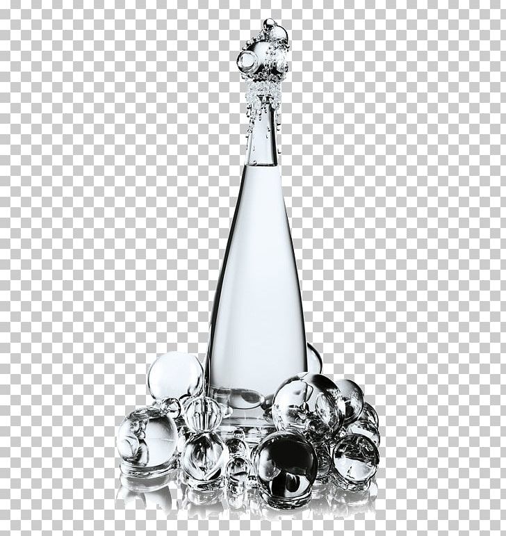 Evian Bottle Designer Fashion Haute Couture PNG, Clipart, Baccarat, Barware, Black And White, Bottled, Fashion Free PNG Download