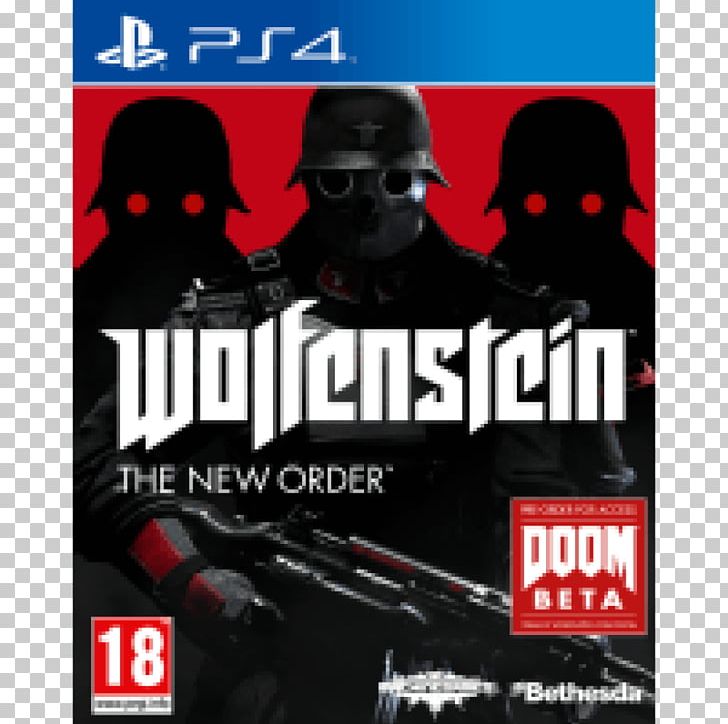 Wolfenstein: The Old Blood Wolfenstein II: The New Colossus PlayStation 4 Wolfenstein 3D PNG, Clipart, Action Film, Advertising, Call Of Duty Advanced Warfare, Film, Gaming Free PNG Download
