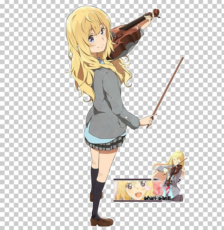 Kaori T-shirt Kousei Your Lie In April PNG, Clipart, Anime, Brown Hair, Cartoon, Clothing, Cosplay Free PNG Download