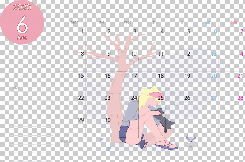 Cartoon Text Line Font Drawing PNG, Clipart, 2020 Calendar, Cartoon, Drawing, June 2020 Calendar, Line Free PNG Download