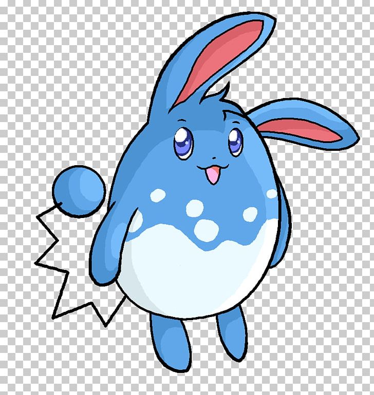 Domestic Rabbit Azumarill Hare PNG, Clipart, Animals, Area, Artwork, Azumarill, Blue Free PNG Download