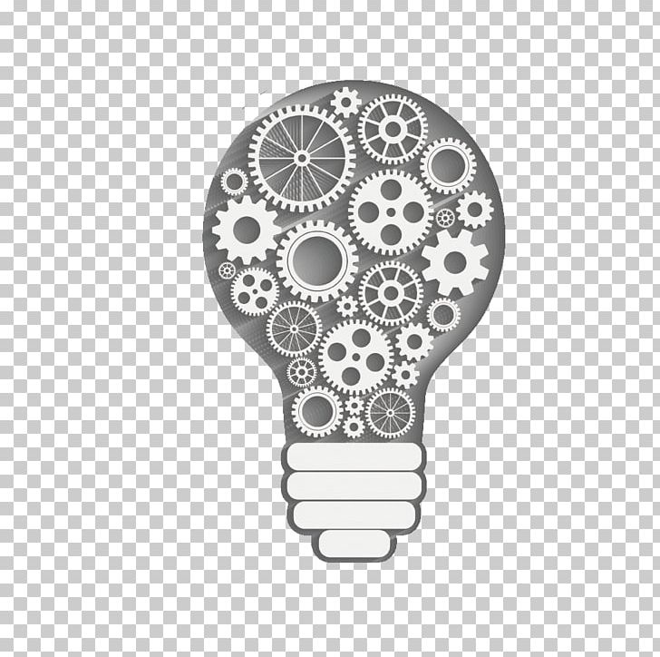 Incandescent Light Bulb Gear Innovation PNG, Clipart, Black And White, Creativ, Creative Ads, Creative Artwork, Creative Background Free PNG Download