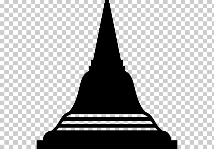 Phra Pathommachedi Temple Computer Icons PNG, Clipart, Black And White, Computer Icons, Cone, Encapsulated Postscript, Landmark Free PNG Download