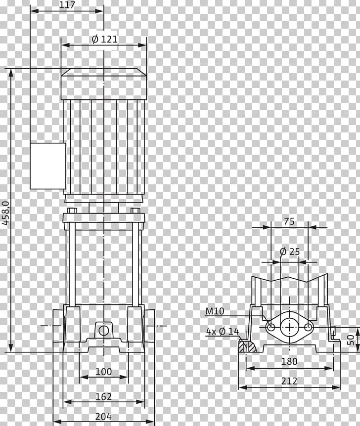Submersible Pump Technical Drawing Jiangmen Ruirong Pump Industry Co. PNG, Clipart, Angle, Artwork, Black And White, Business, Centrifugal Pump Free PNG Download