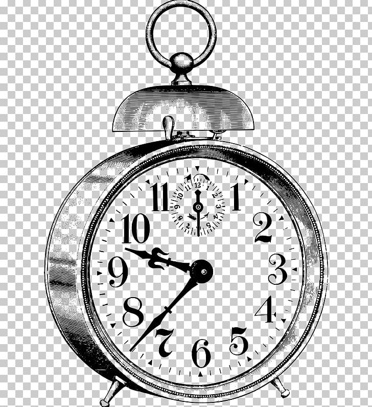 Alarm Clocks PNG, Clipart, Alarm Clock, Alarm Clocks, Antique, Black And White, Clock Free PNG Download